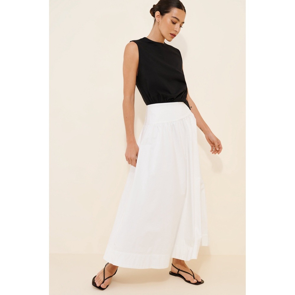 Mixed Media Muscle Tank Midi Dress Anthropologie MSRP $188 SIZE XS